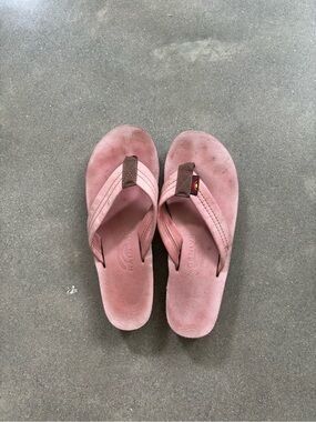Rainbow Pink Flip Flop Sandals